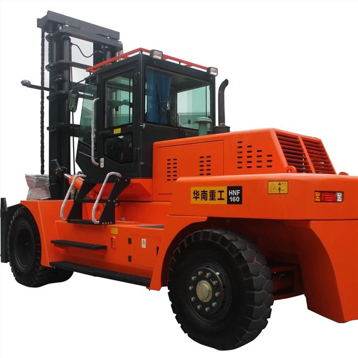 Chariot élévateur lourd diesel 16 tonnes orange
