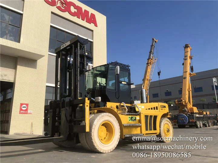 18 tonnes hybrides power forklift trucks for stone quarry