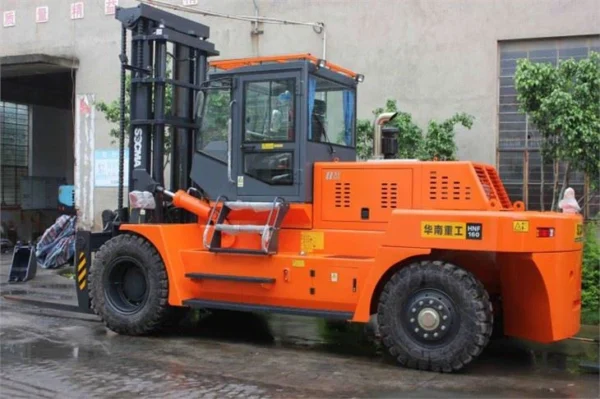 Machines de chariot élévateur lourd diesel de 28 tonnes