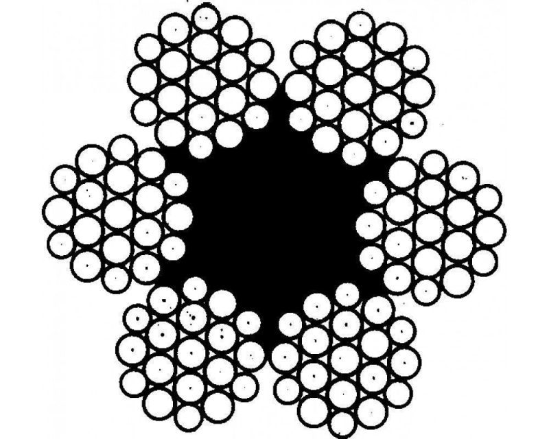 Câble acier 6×19