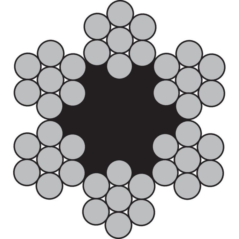 Câble acier 6×7