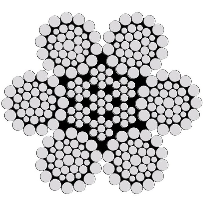Câble inox 6×36