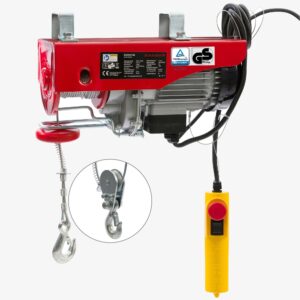 Palan électrique motorisé avec commande filaire pour levage industriel, modèle compact
